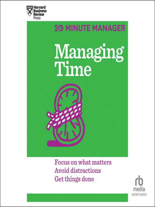 Title details for Managing Time by Harvard Business Review - Available